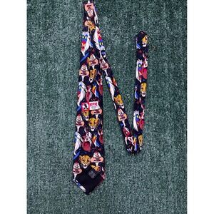 Disney The Lion King Characters Silk Necktie Mickey Inc Since 1928